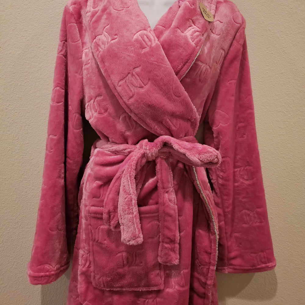 Juicy Couture Fuchsia Embossed Robe - Picture 2 of 3